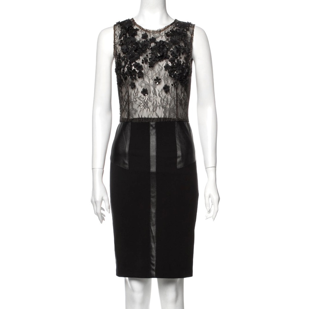 AMEN Lace pattern knee-length cocktail dress
